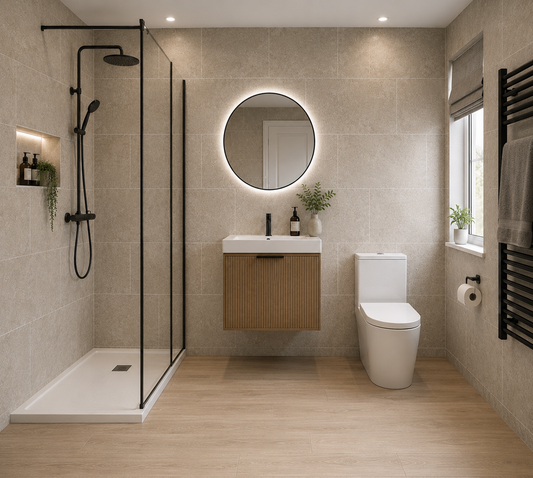 Stone Sand Bathroom Suite