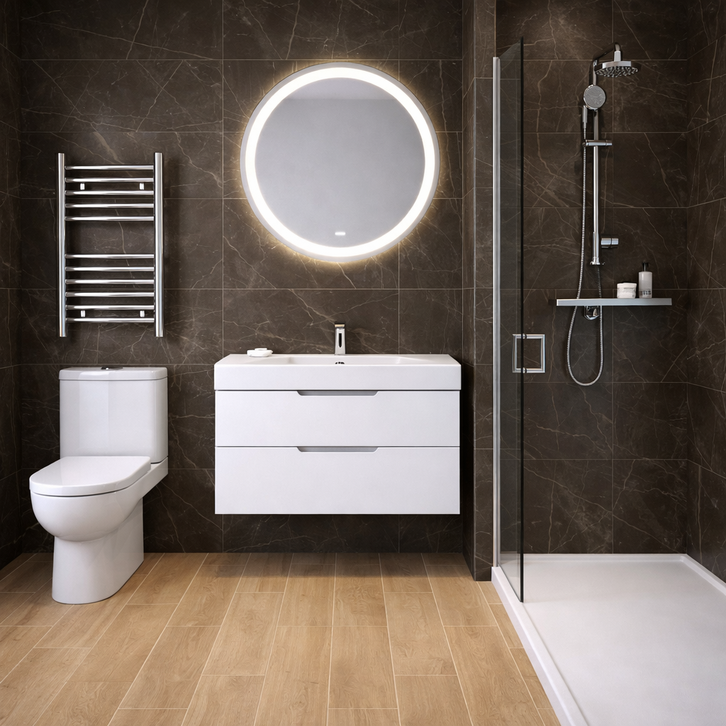 Nero Matt Porcelain Tile