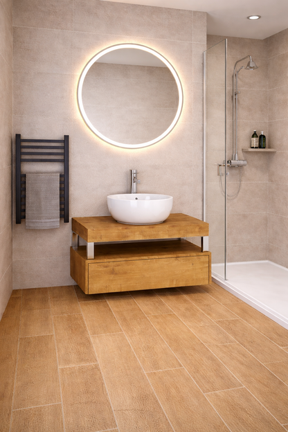 Oak Wall Mounted Storage