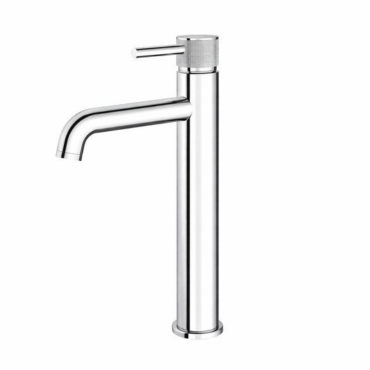 Tall Polished Chrome Mono Basin Mixer