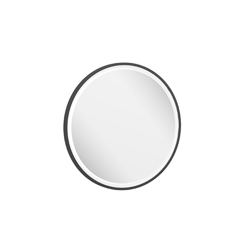 Matt Black LED Mirror