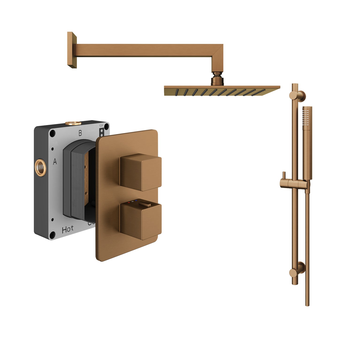 Brushed Bronze (Square)