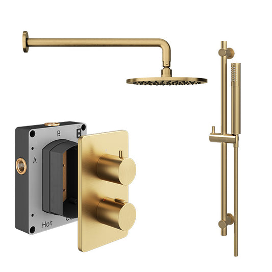 Brushed Brass (Round)