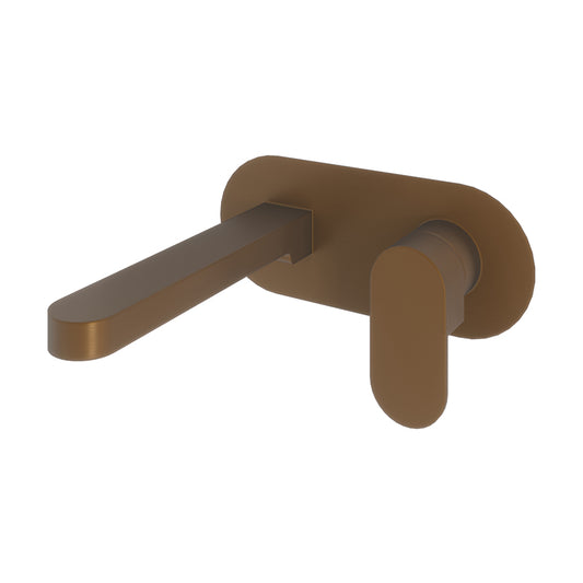 Wall Mounted Basin Mixer Brushed Bronze