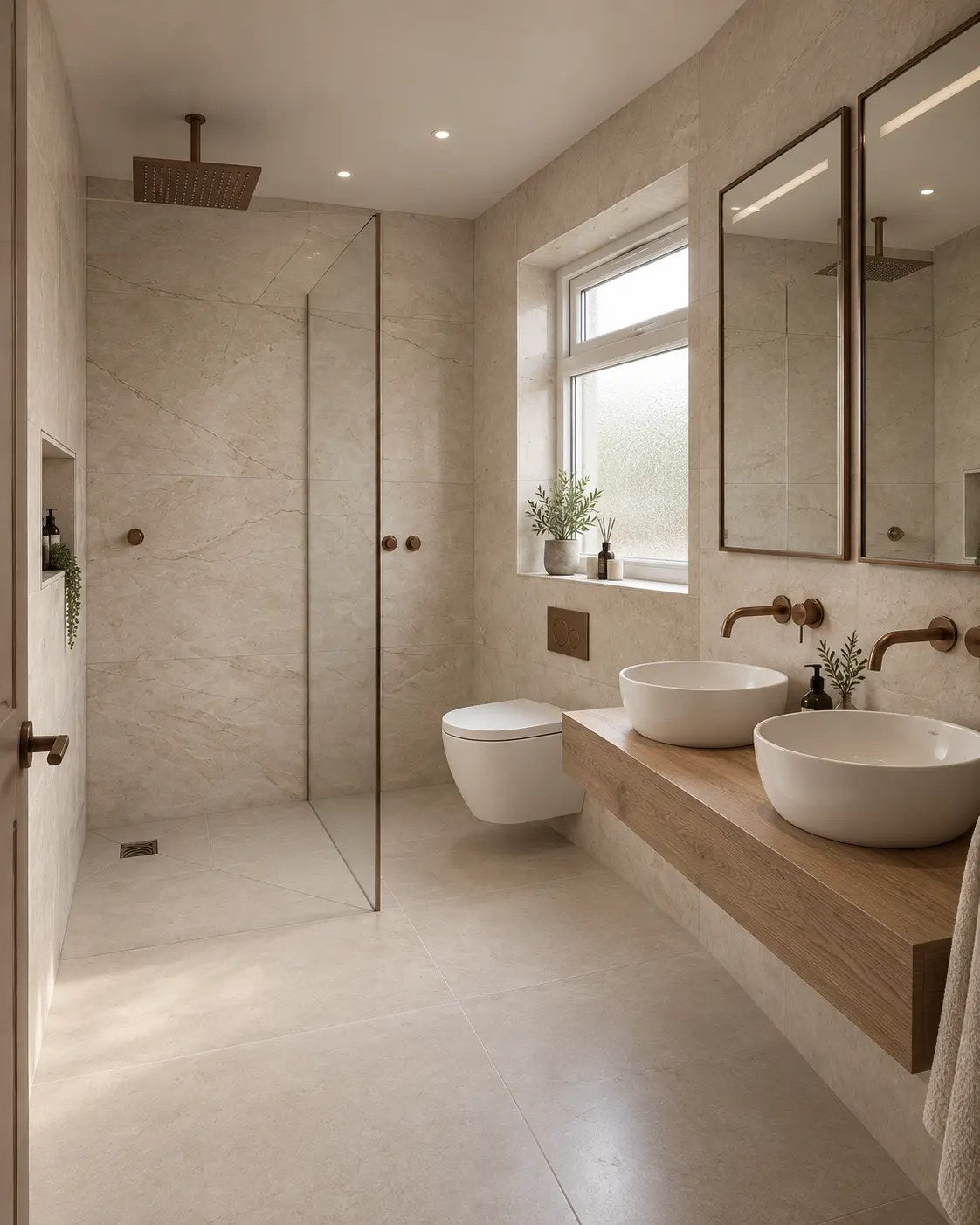 Modern bathroom designed and installed by Pay Monthly Bathrooms